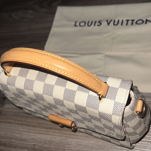 Authentic Louis Vuitton croisette in azur/pink interior - Picture 6 of 17